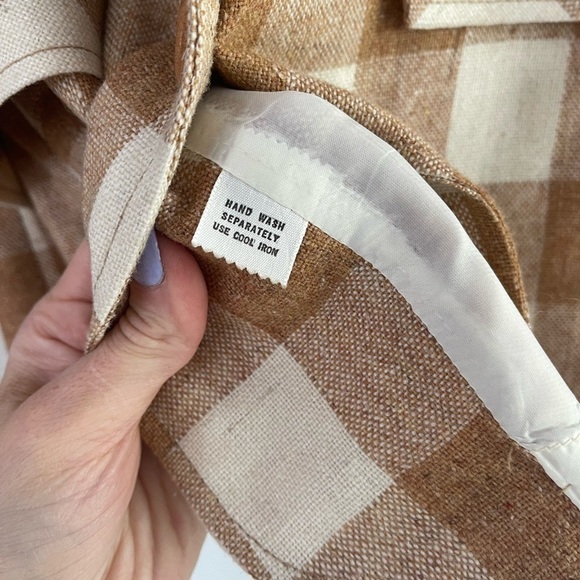 Gorgeous Vintage Norben of California Wool Buffalo Check Blazer - S - Picture 4 of 6